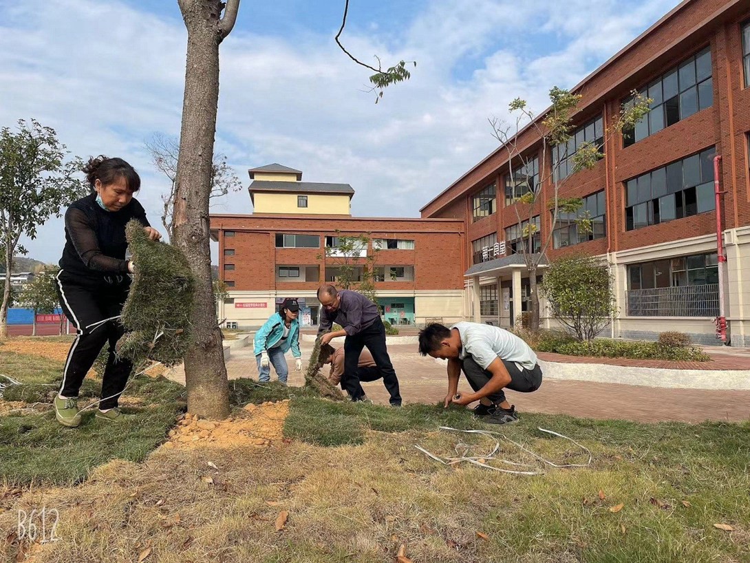 贵州铜仁数据职业学院（筹）教职工投身校园绿化建设